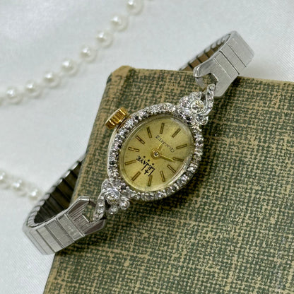 Dainty Two-Tone Cocktail Watch
