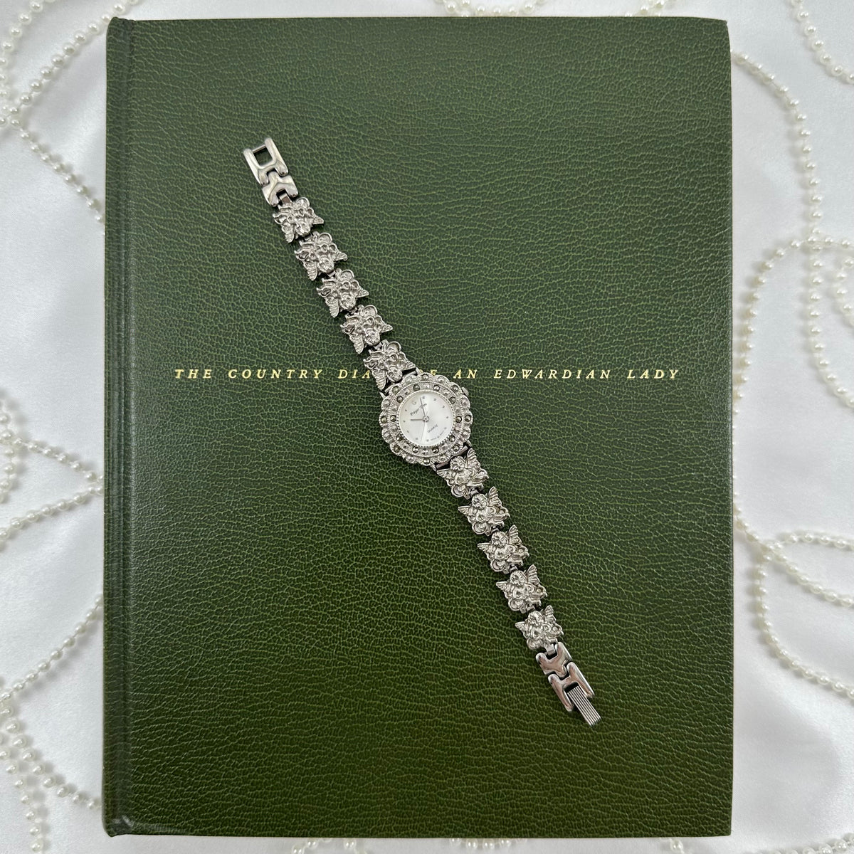 Vintage Silver Angel Charm Bracelet