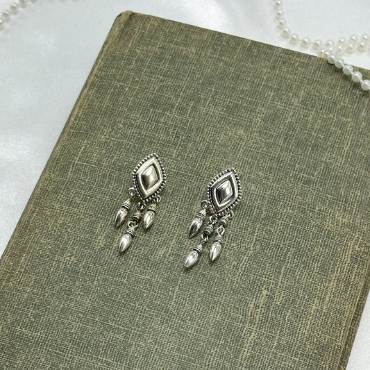Vintage Avon Silver Dangle Earrings