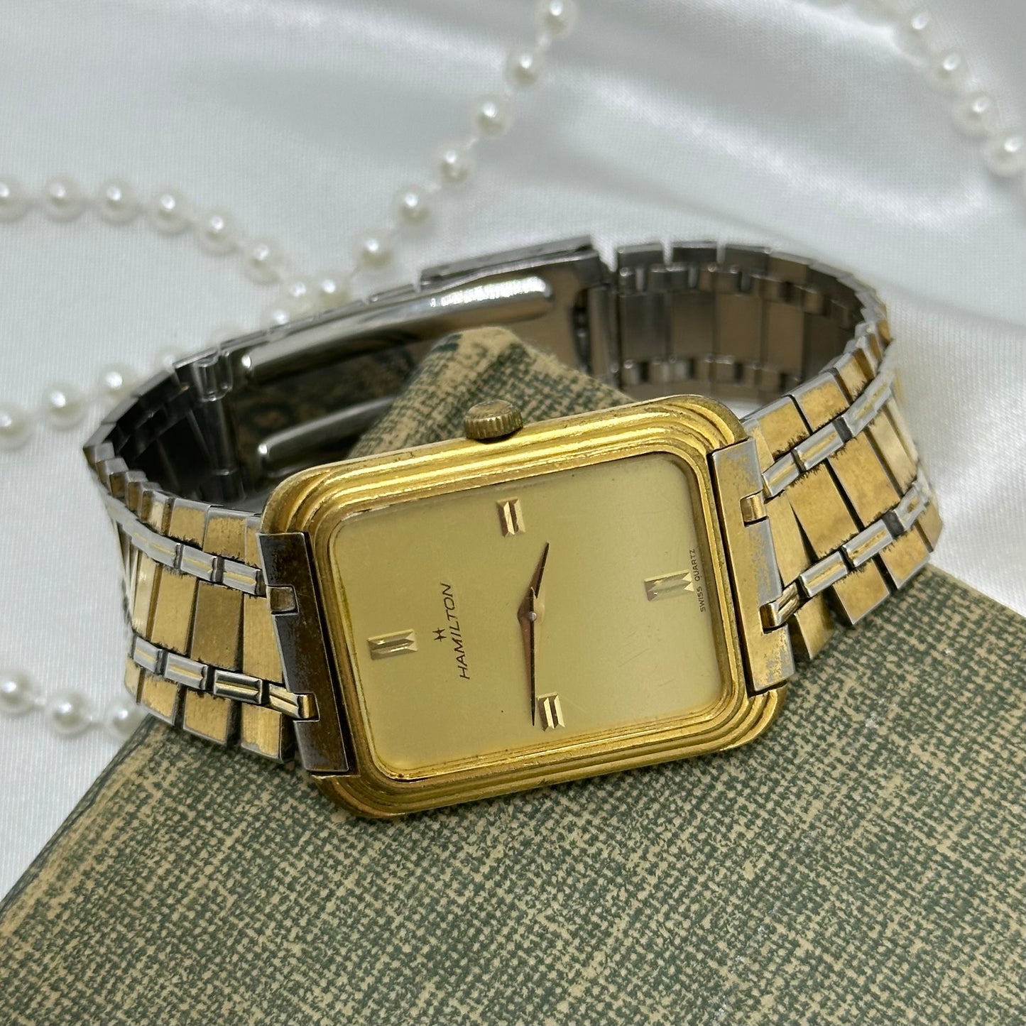 Gold Vintage Hamilton Tank Watch