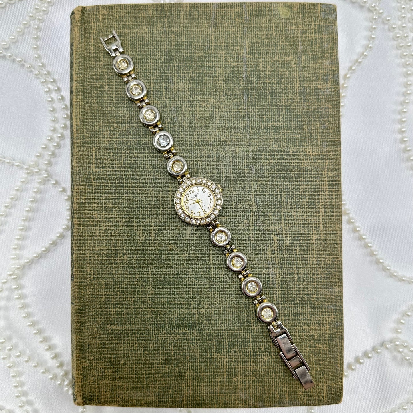 Gold Crystal Bracelet Watch