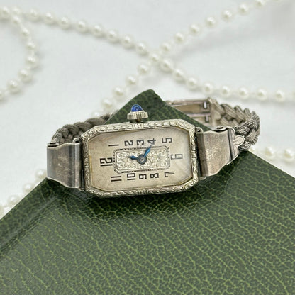 Antique 1930's Art Deco Wind Up Watch