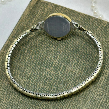 Dainty Gold Diamanté Caravelle Watch