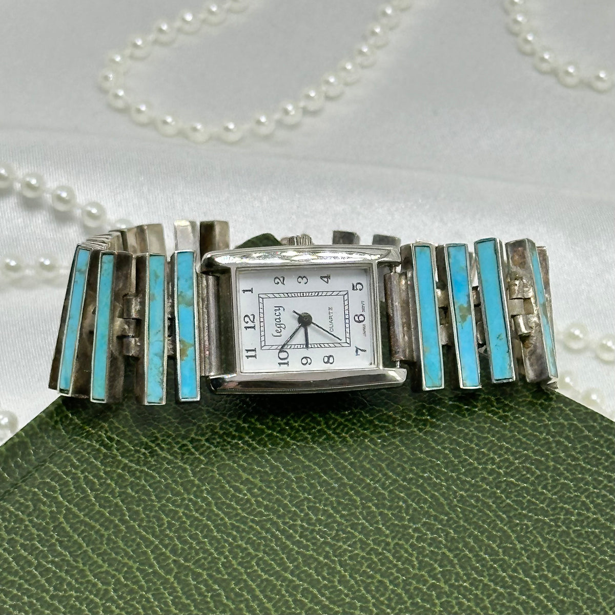 Sterling Silver and Turquoise Stone Watch