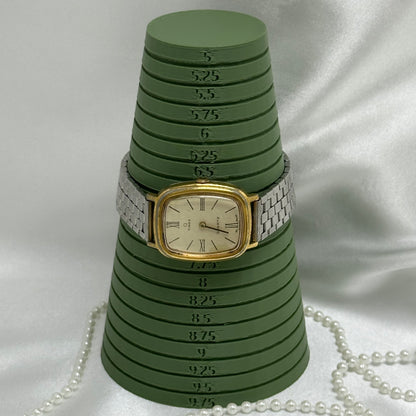 Two-Tone Men's Timex Watch with Unique Band