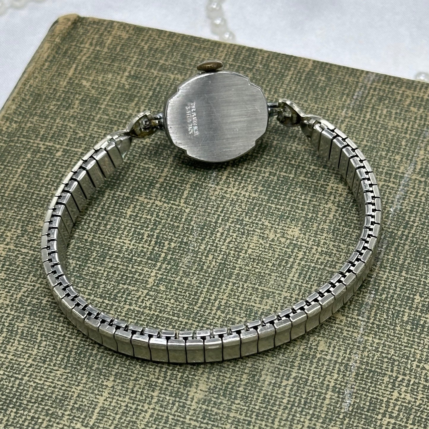Dainty Silver Vintage Wind-Up Timex Watch