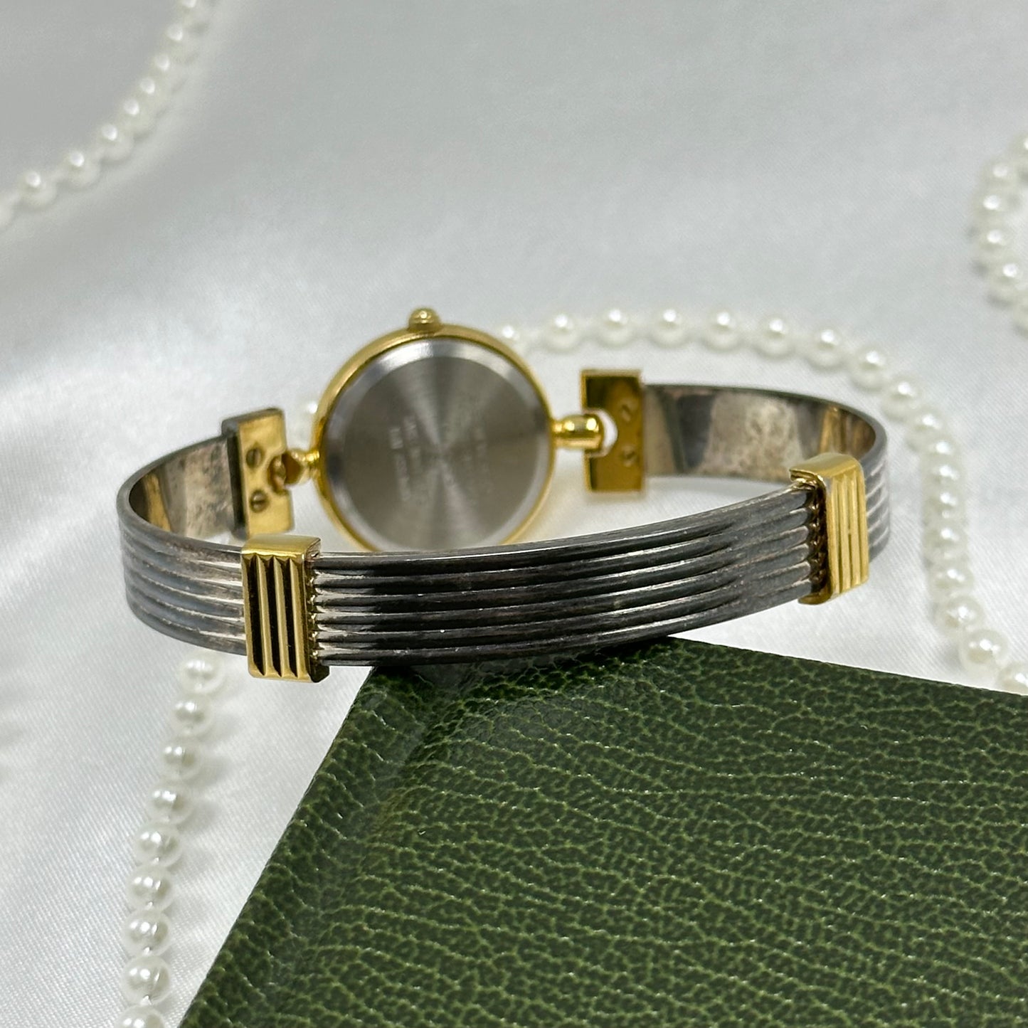 Two-Tone Anne Klein Bangle Watch