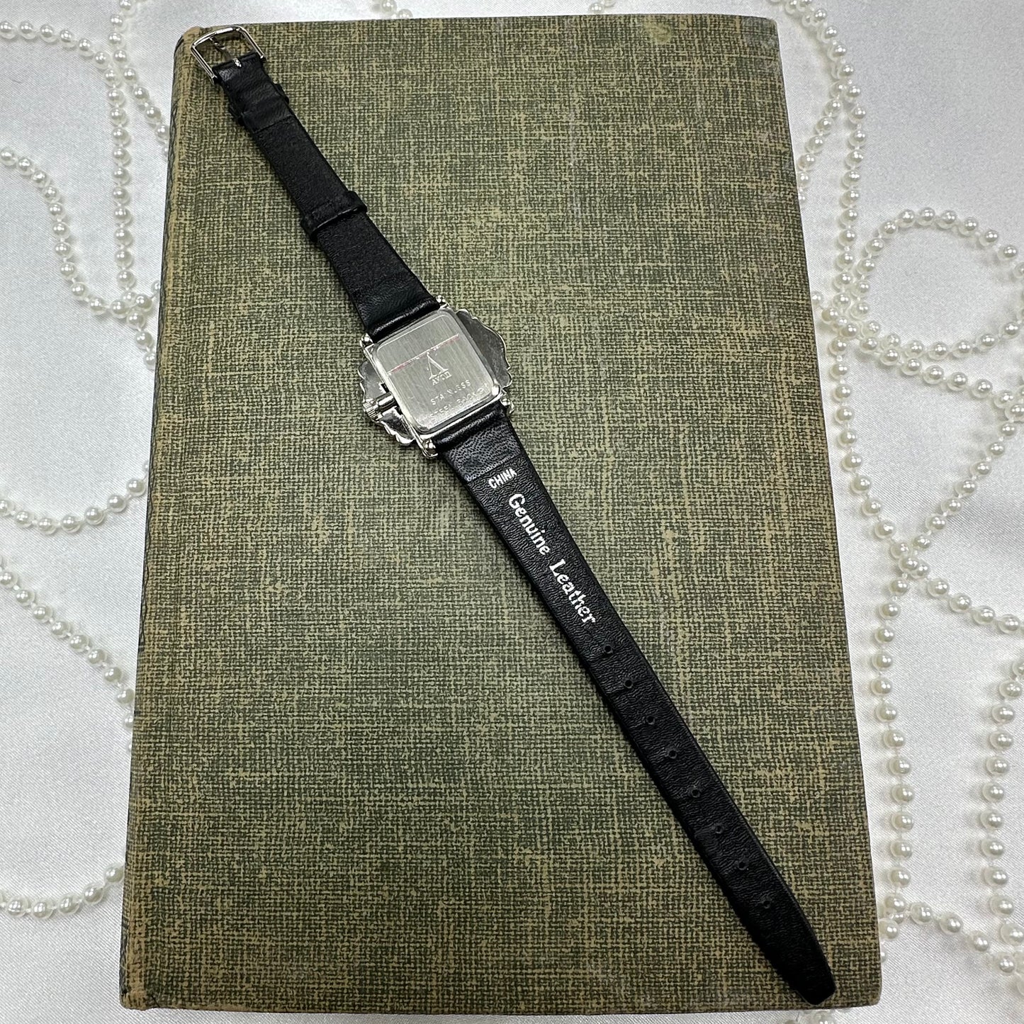 Vintage Silver Avon Victorian Time Watch