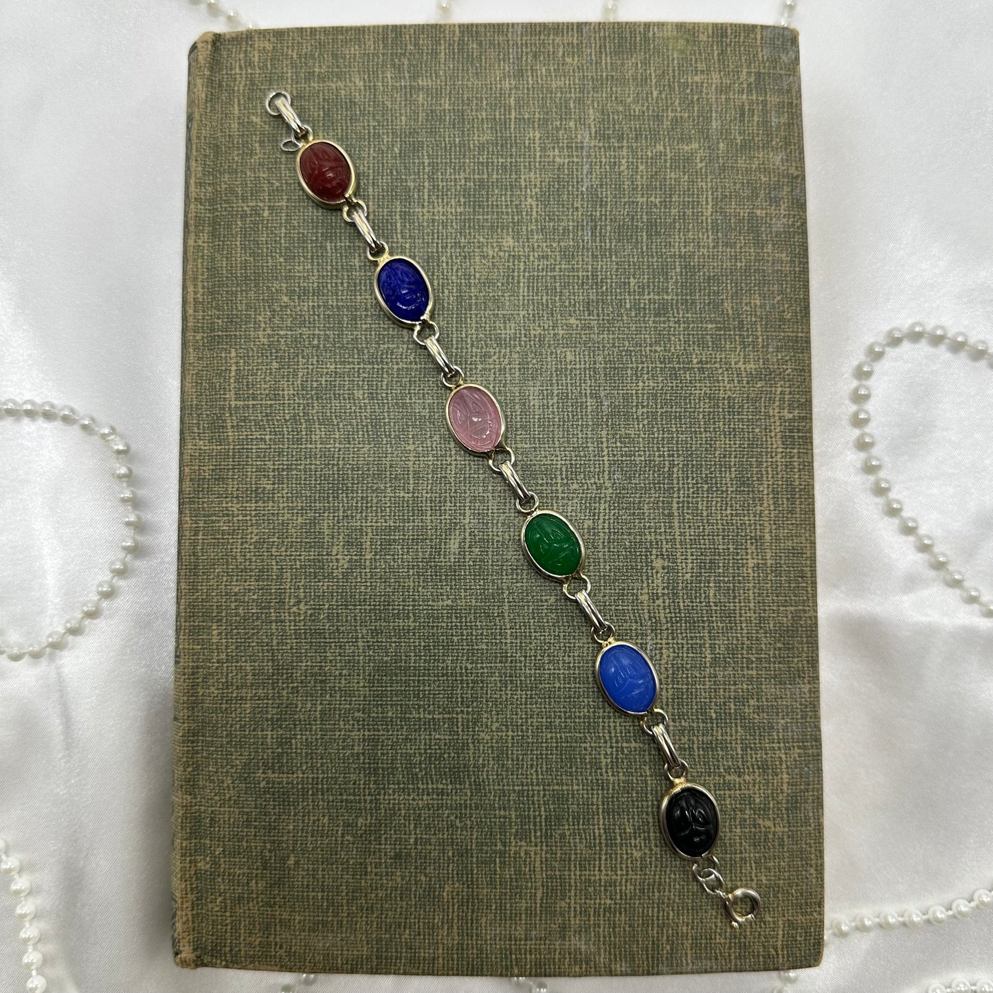 Vintage Scarab Bracelet