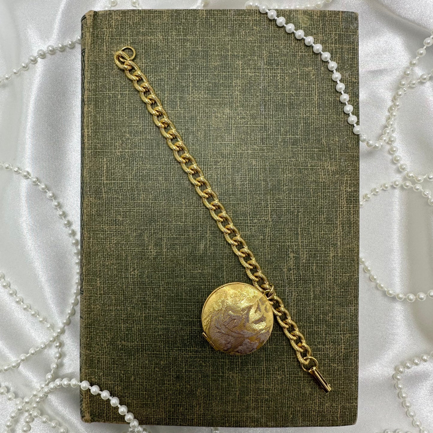 Rare Vintage Perfume Locket Bracelet with Original Perfume