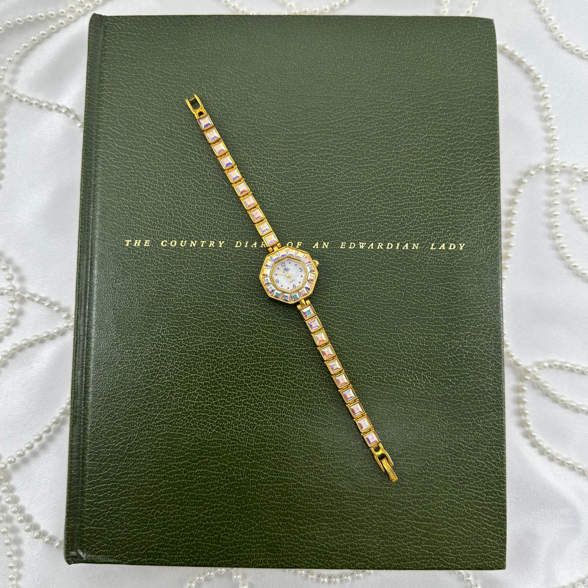 Gold Kirks Folly AB Watch with Octagon Dial