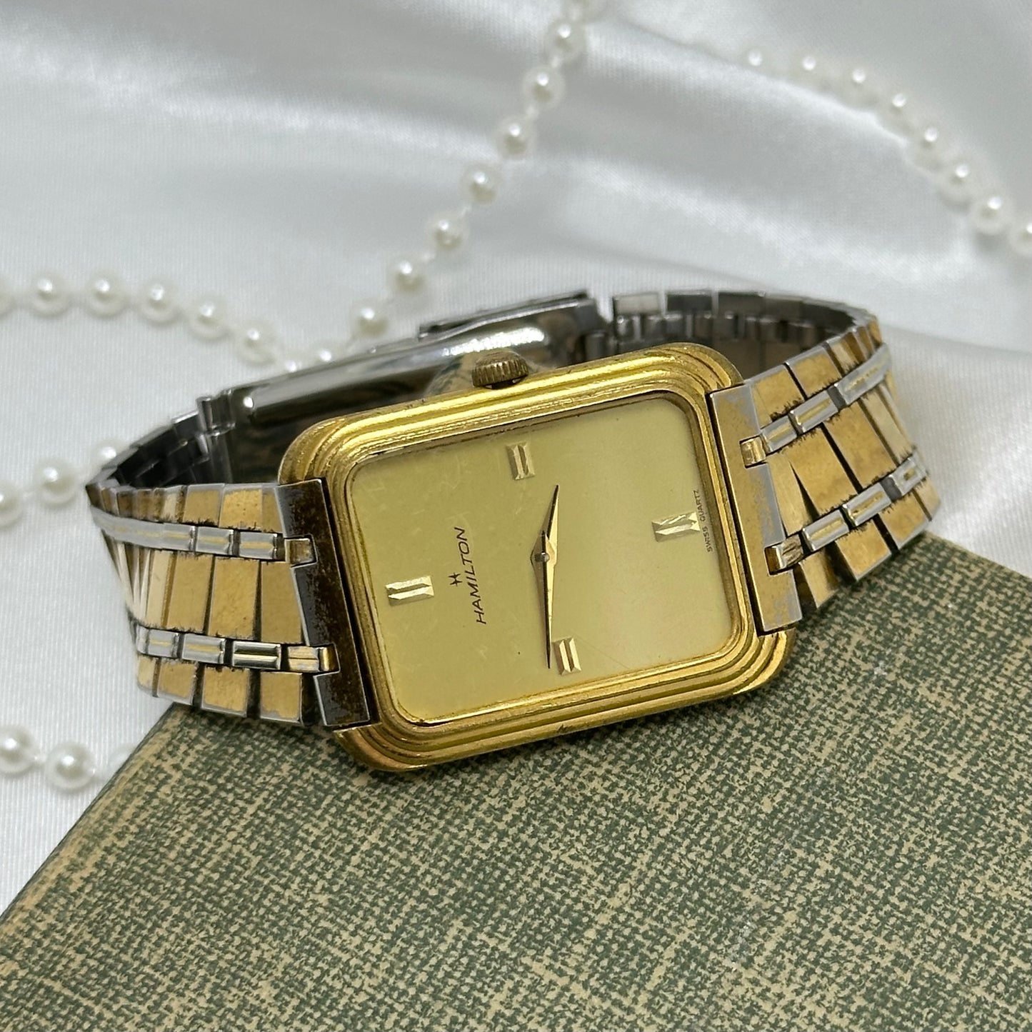 Gold Vintage Hamilton Tank Watch