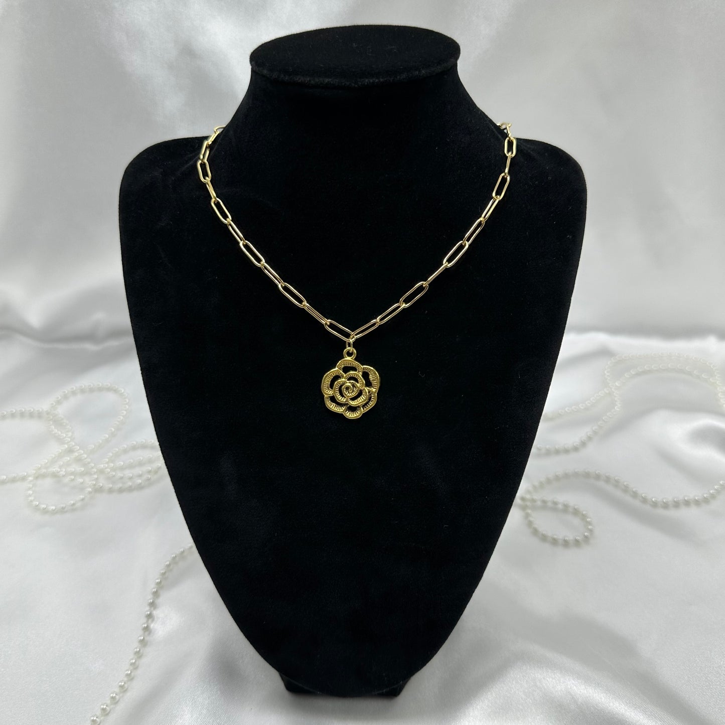 Golden Petal Necklace