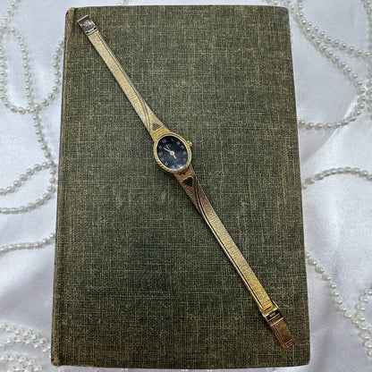 Gold Sarah Coventry Heart Watch