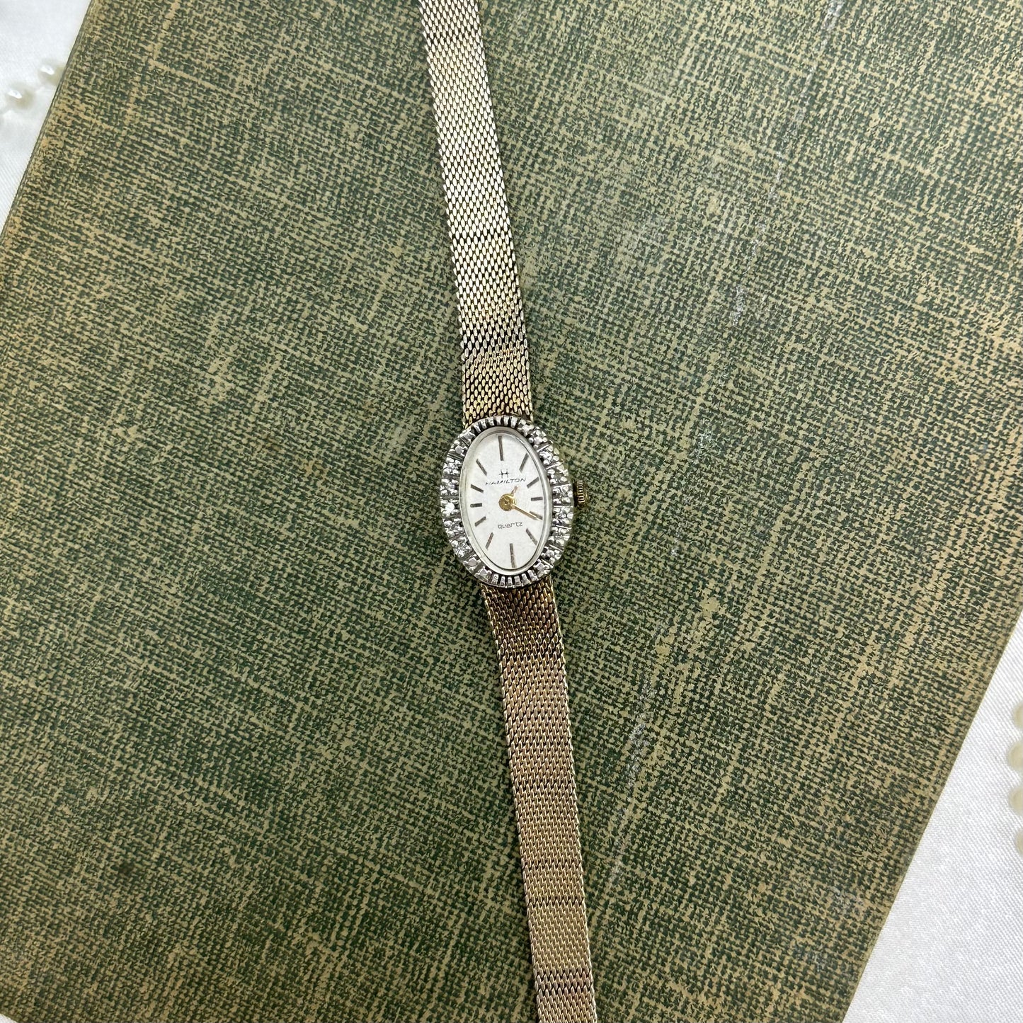 Dainty Gold Hamilton Watch