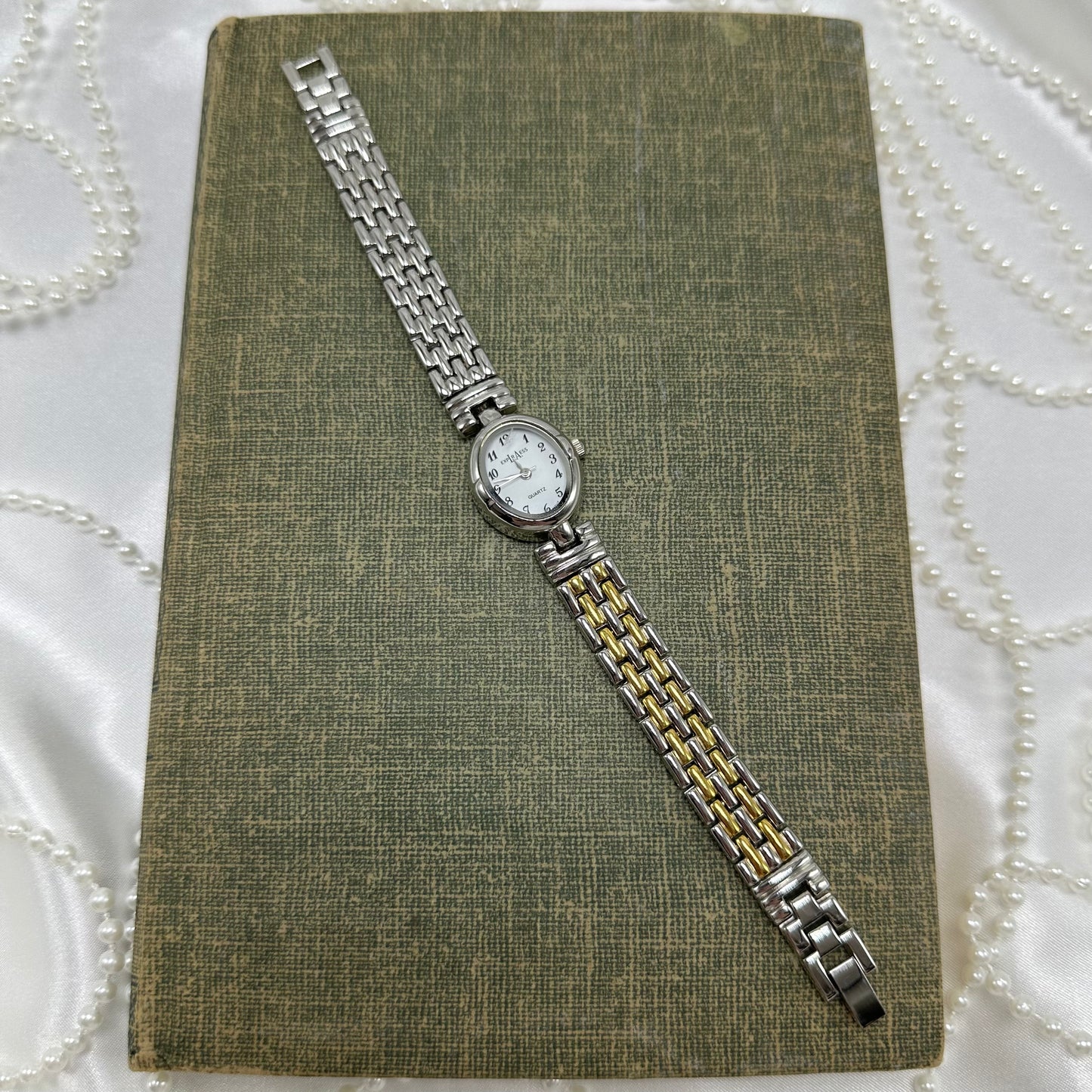 Silver or Two-Tone Reversable Watch