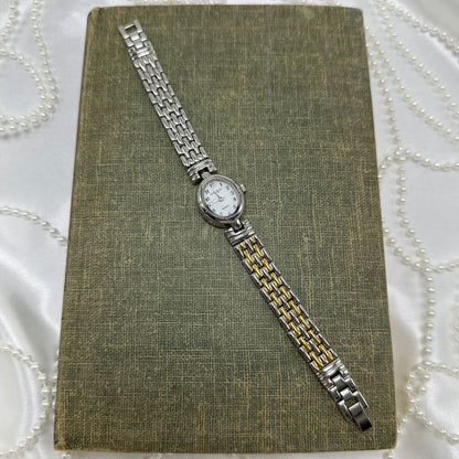 Silver or Two-Tone Reversable Watch