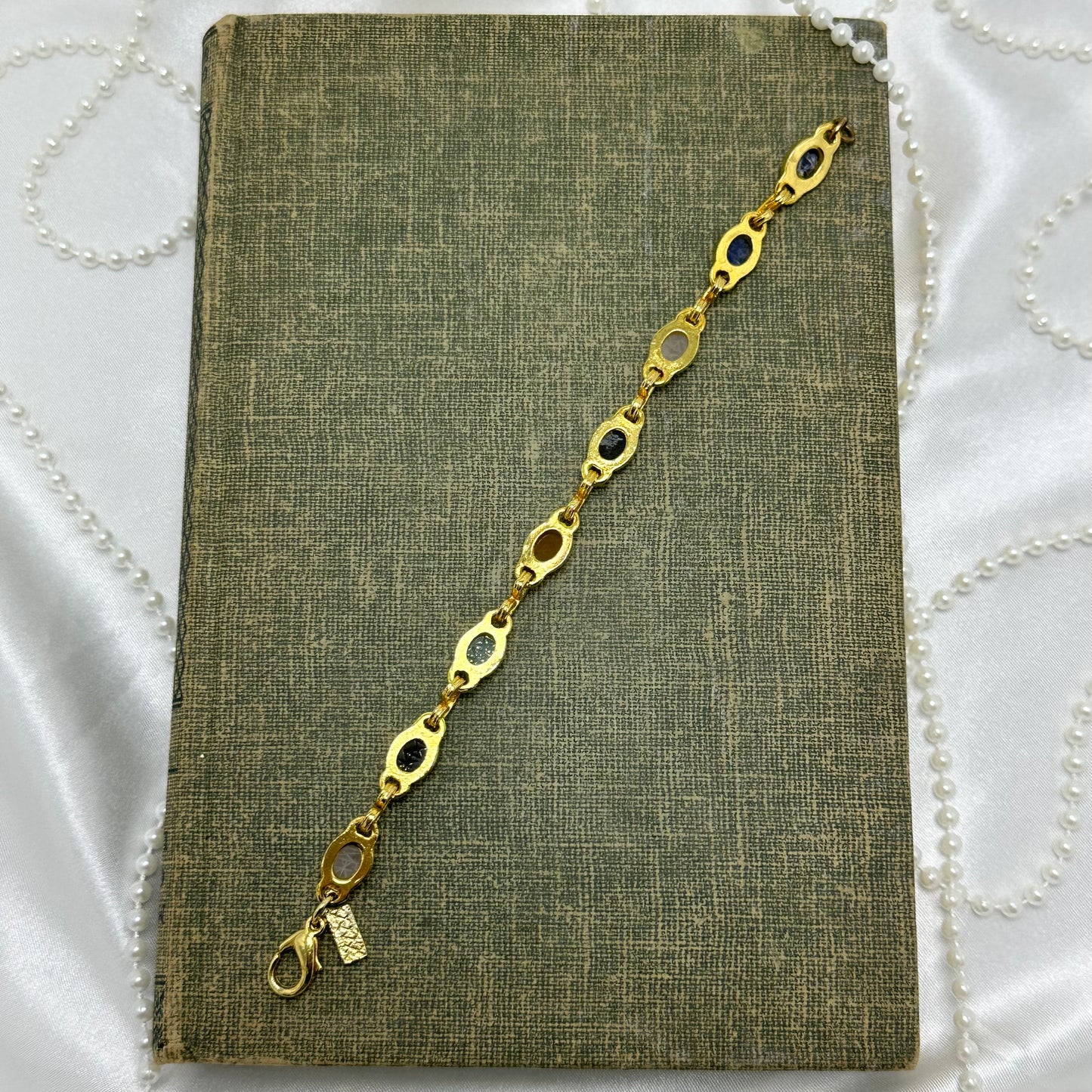 Vintage Gold Scarab Bracelet
