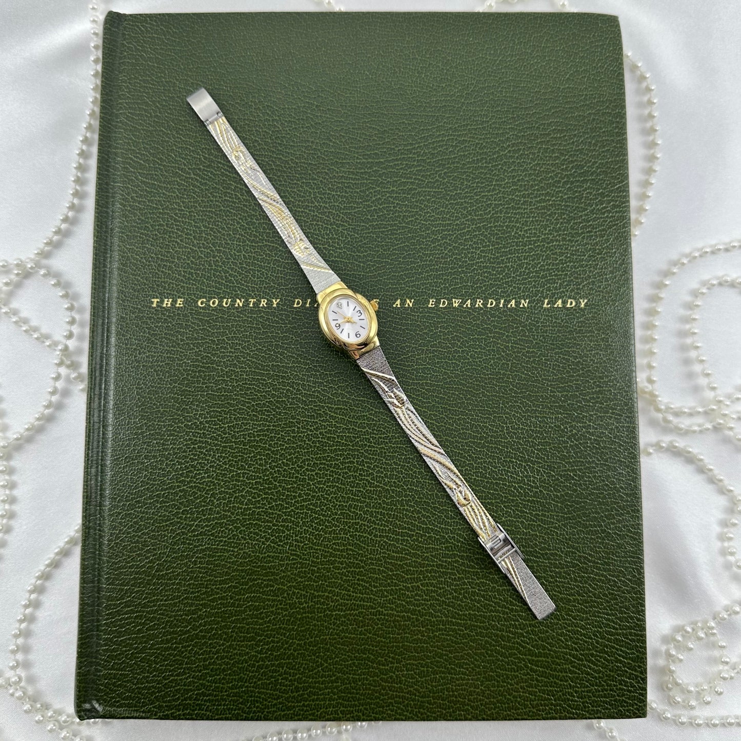 Two-Tone Vintage Avon Tulip Watch