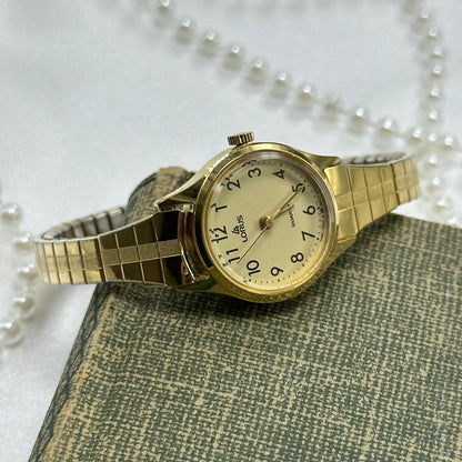 Gold Round Dial Lorus Watch