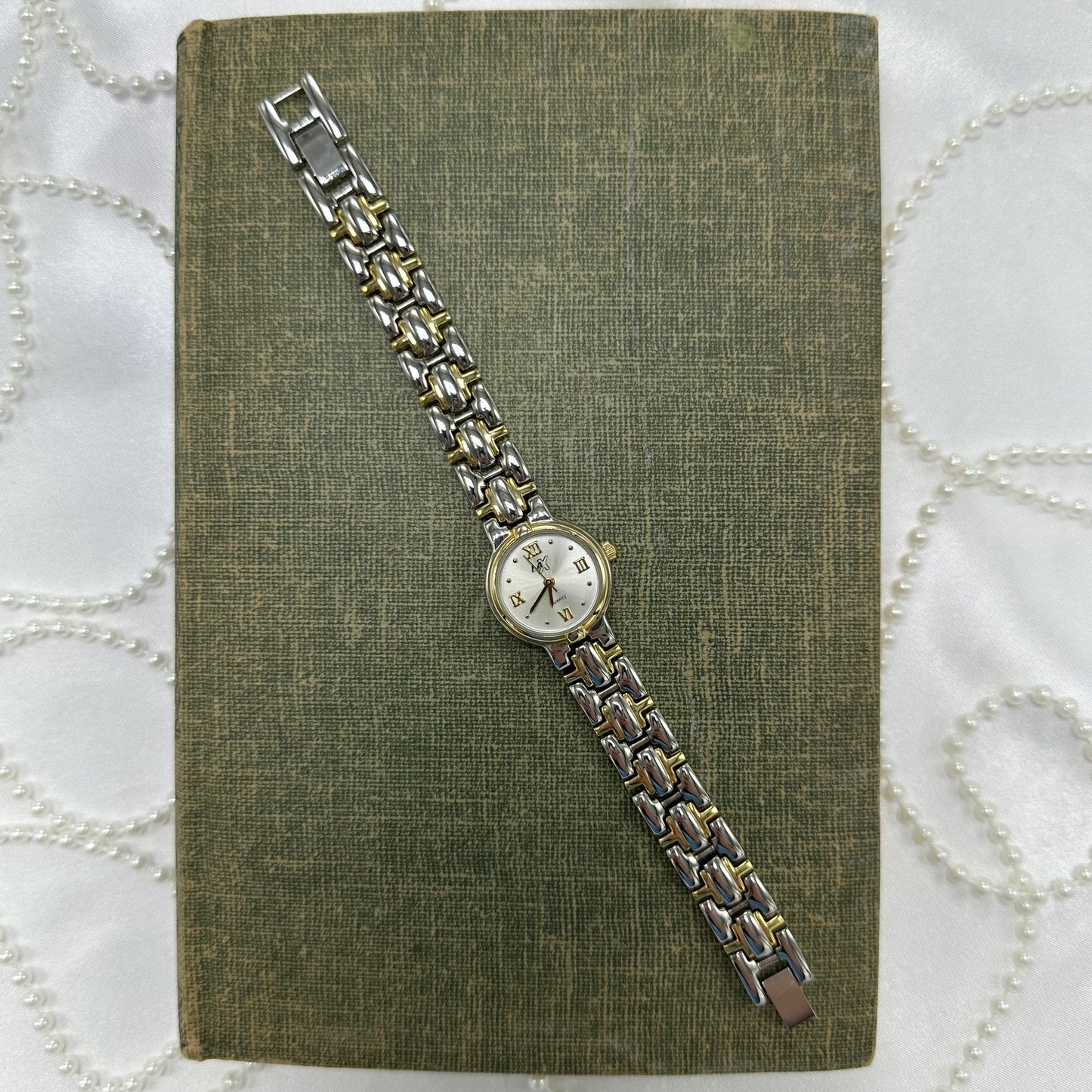 Two-Tone LA-X Watch with Roman Numeral Markers