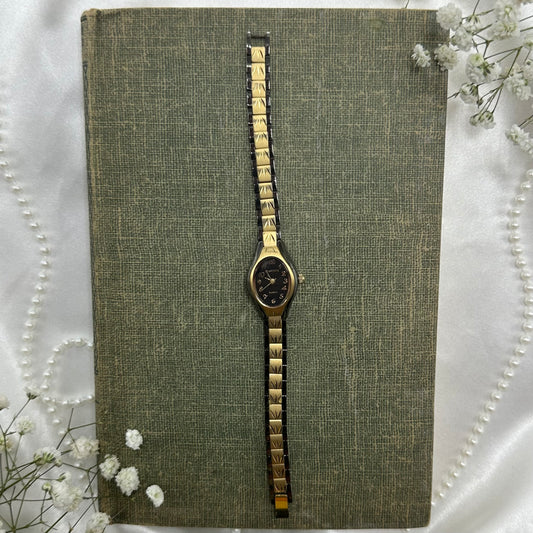 Black and Gold Elgin II Watch