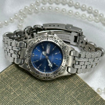 Blue Dial Armitron Watch with Rotating Bezel