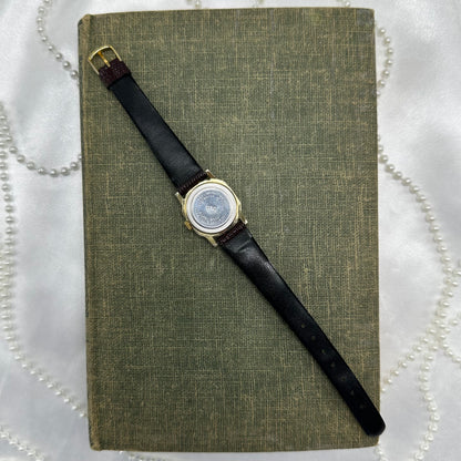 Classic Gold and Brown Octagon Dial Watch