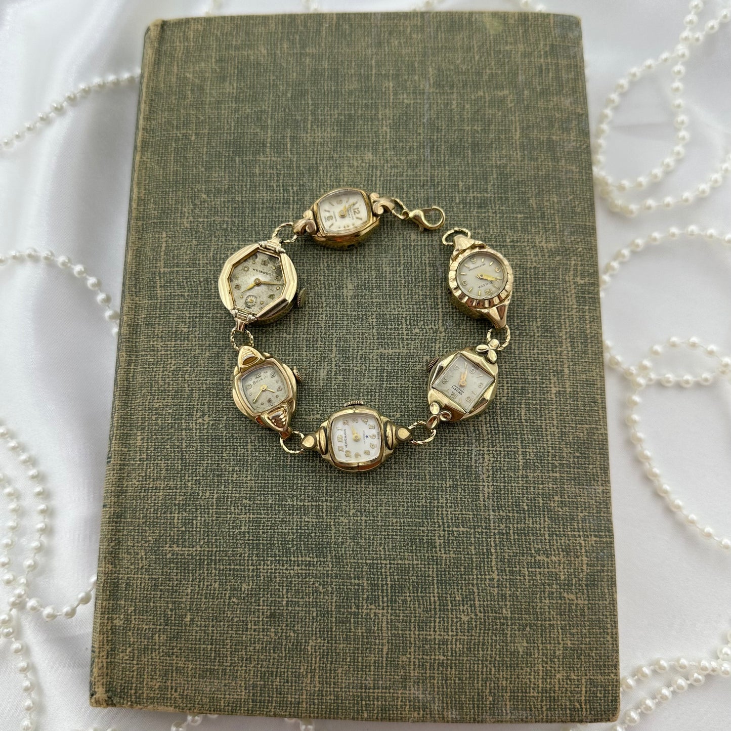 Vintage Gold Watch Bracelet