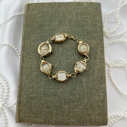 Vintage Gold Watch Bracelet