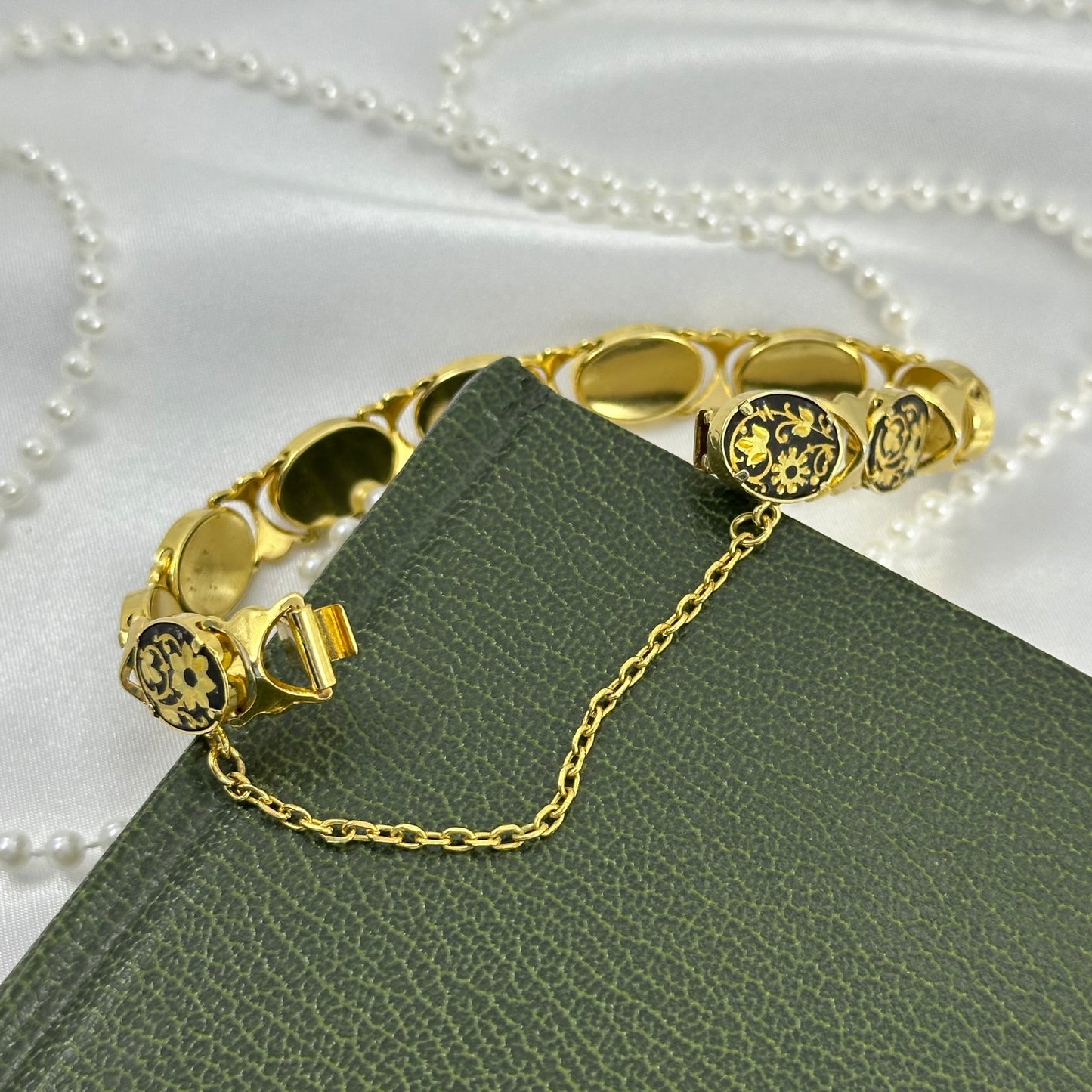 Vintage Damascene Bracelet