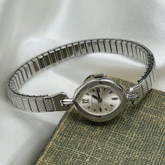 10k RGP Silver 1960's Benrus Wind-Up Watch