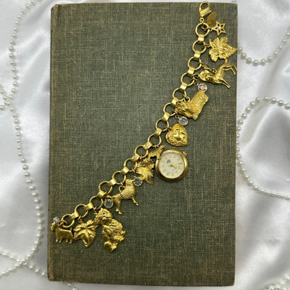 Kirk's Folly Puppy Charm Bracelet