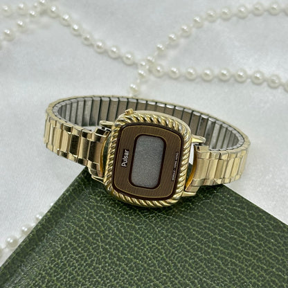 Digital Gold Pulsar Watch