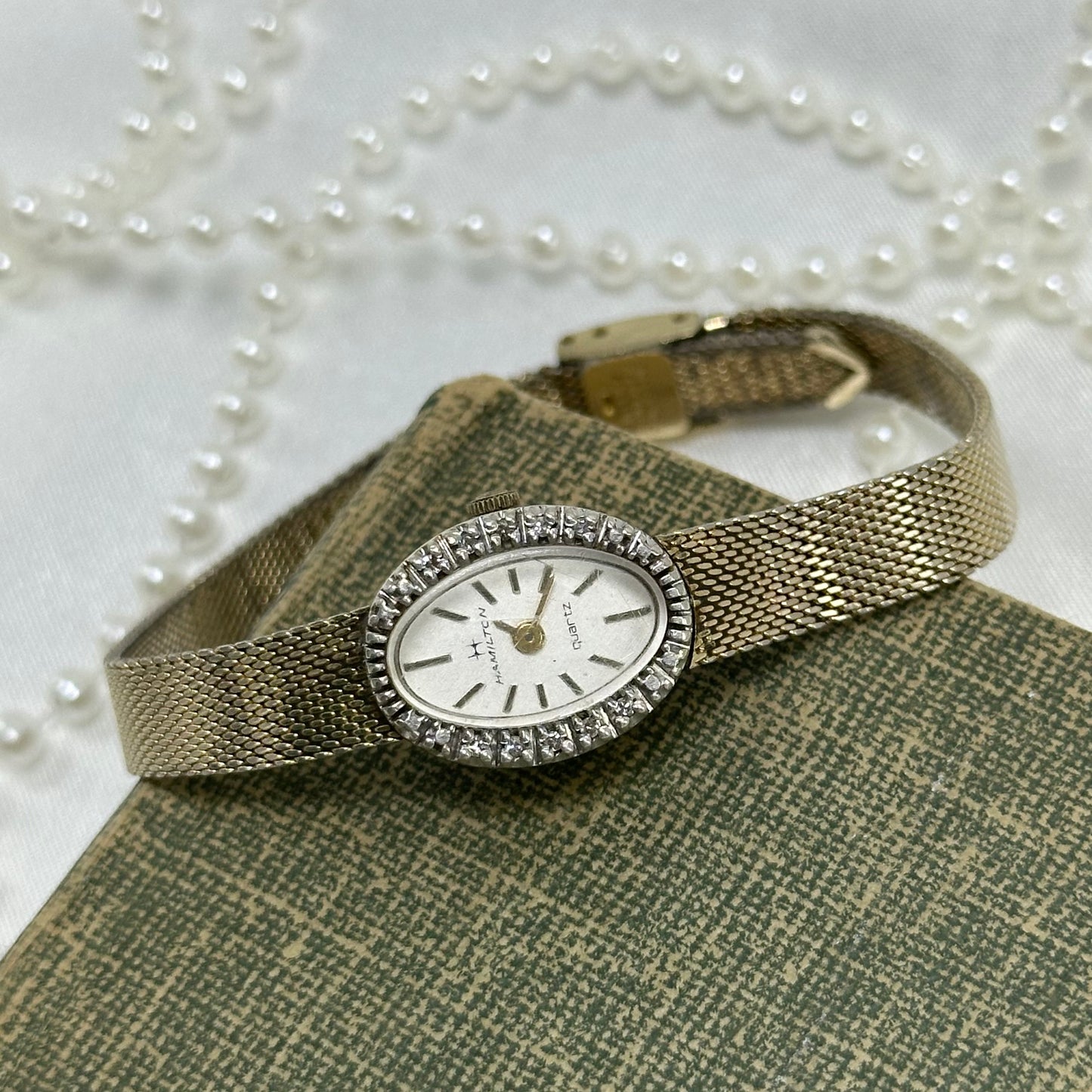 Dainty Gold Hamilton Watch