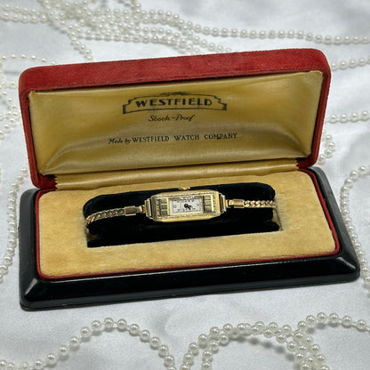 Rare Antique Art Deco Dainty Wind-Up Westfield Watch