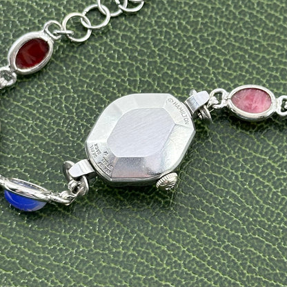 10K G.F. Vintage Silver Scarab Hamilton Cocktail Wind-Up Watch