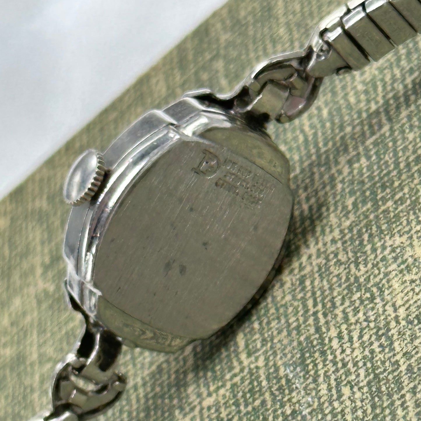 Rare Paul du Pree Dainty 10k RGP Silver Wind-Up Vintage Cocktail Watch