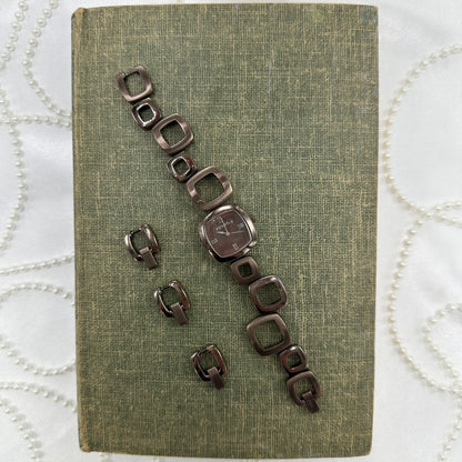 Funky Chocolate Brown Fossil Watch