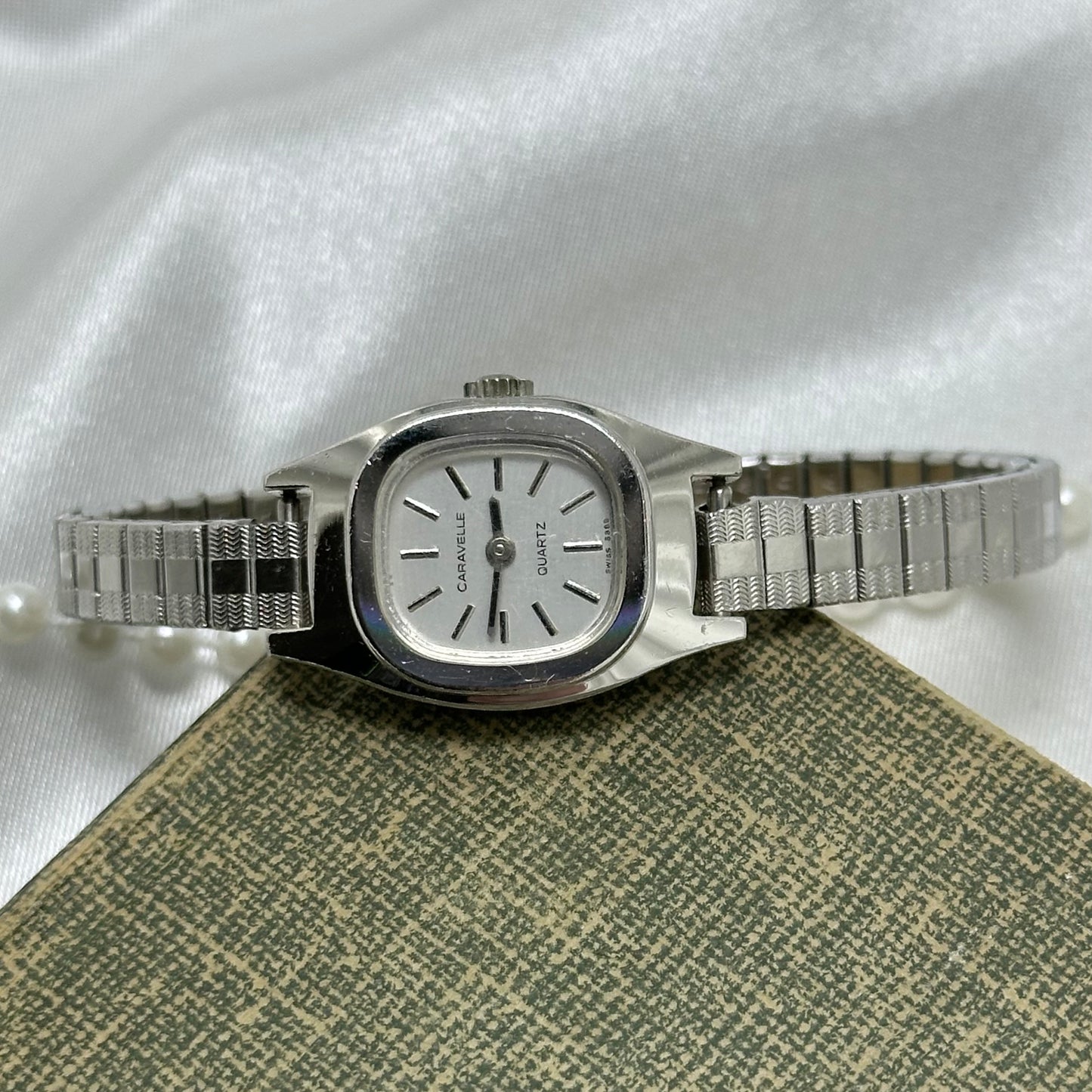 Dainty Silver Caravelle Watch