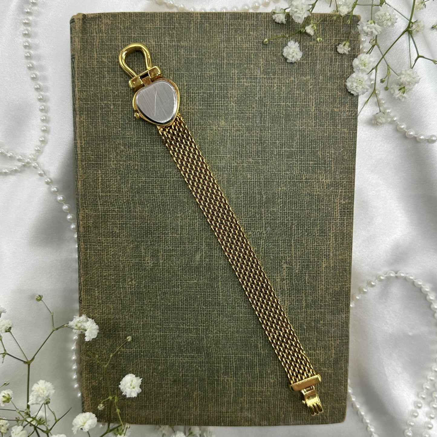 Mother of Pearl Heart Dial Watch