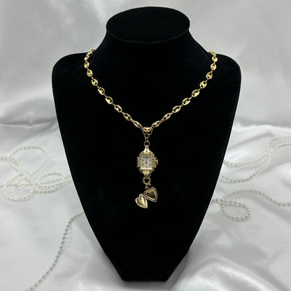 Cherished Time Locket Necklace