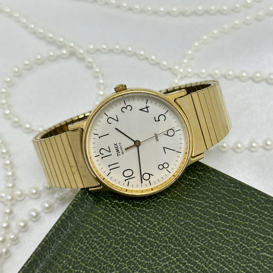 Chunky Gold Timex Watch