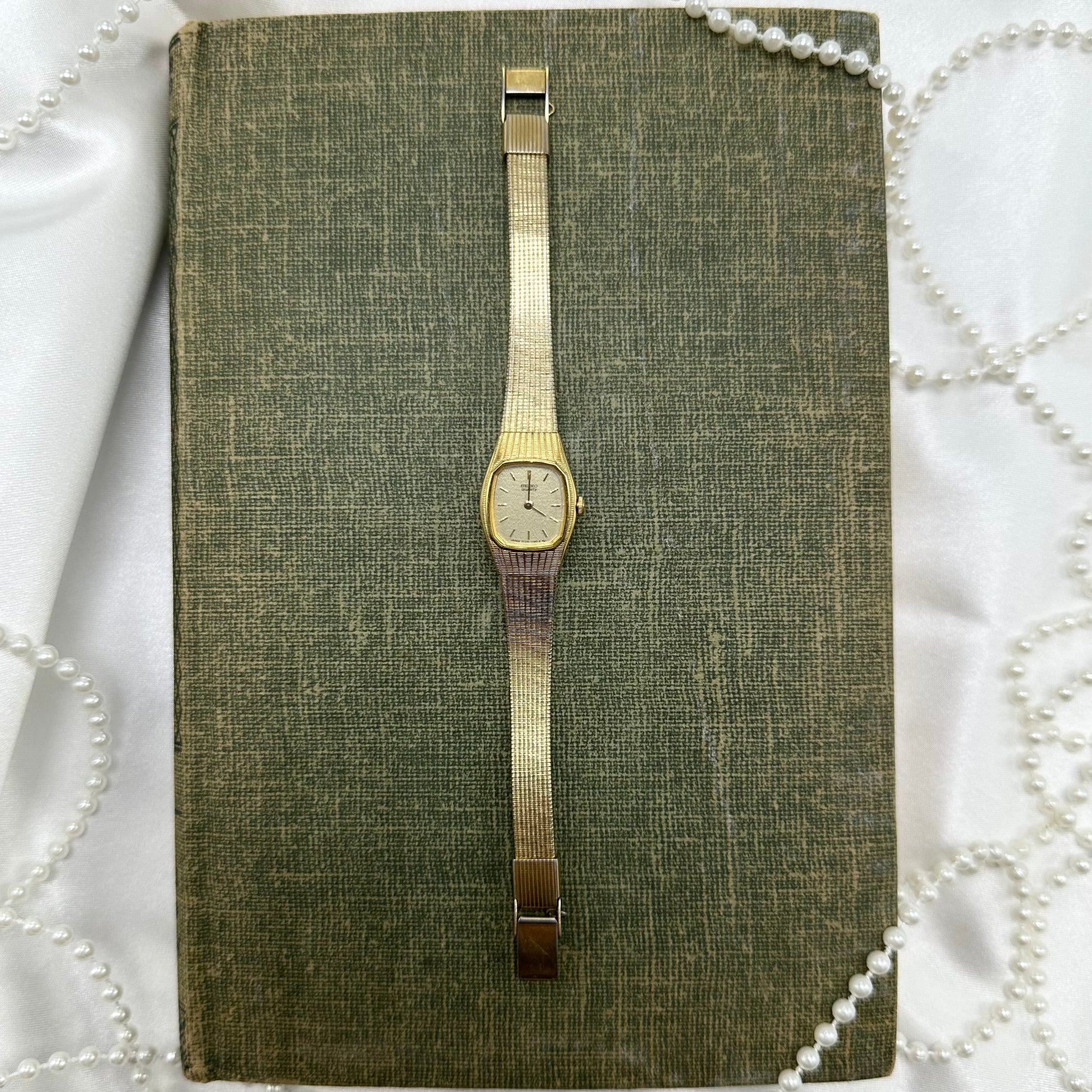 Classic Gold Seiko Square Dial Watch