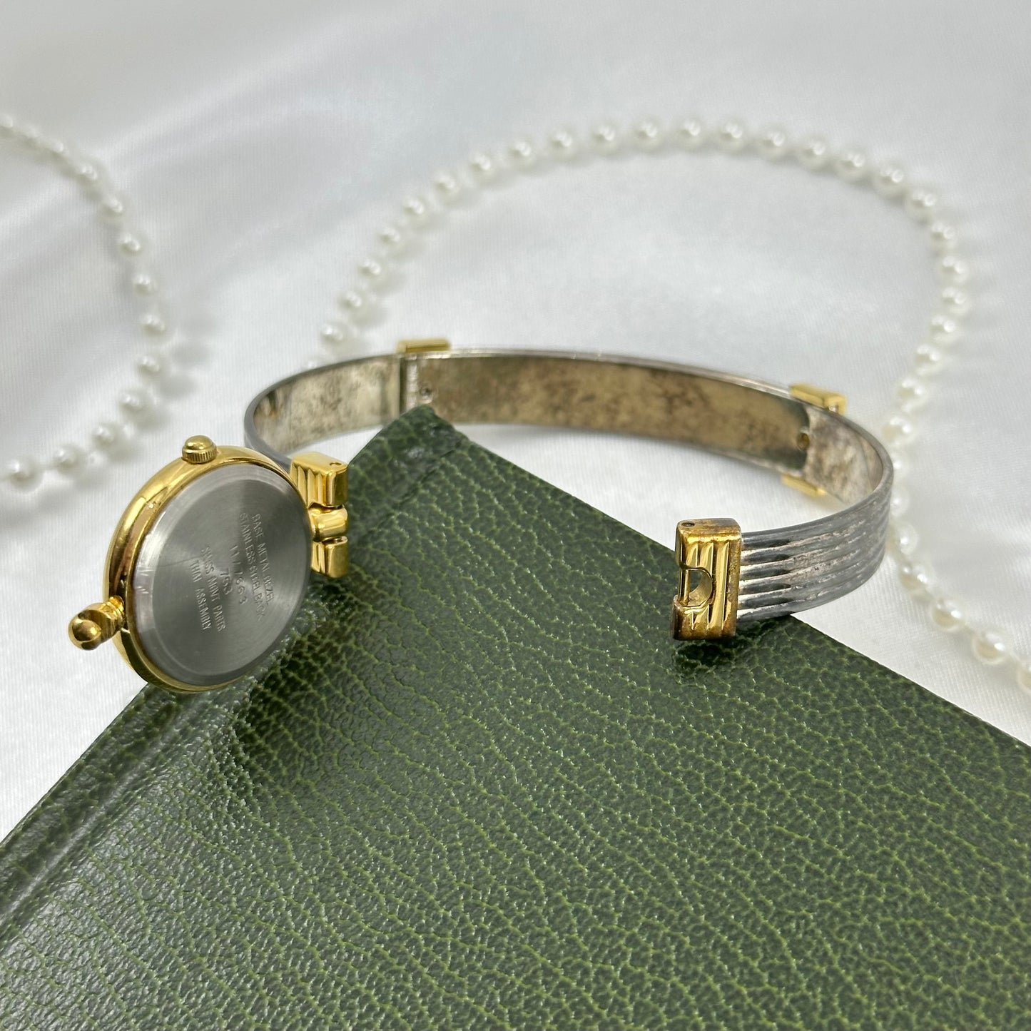 Two-Tone Anne Klein Bangle Watch