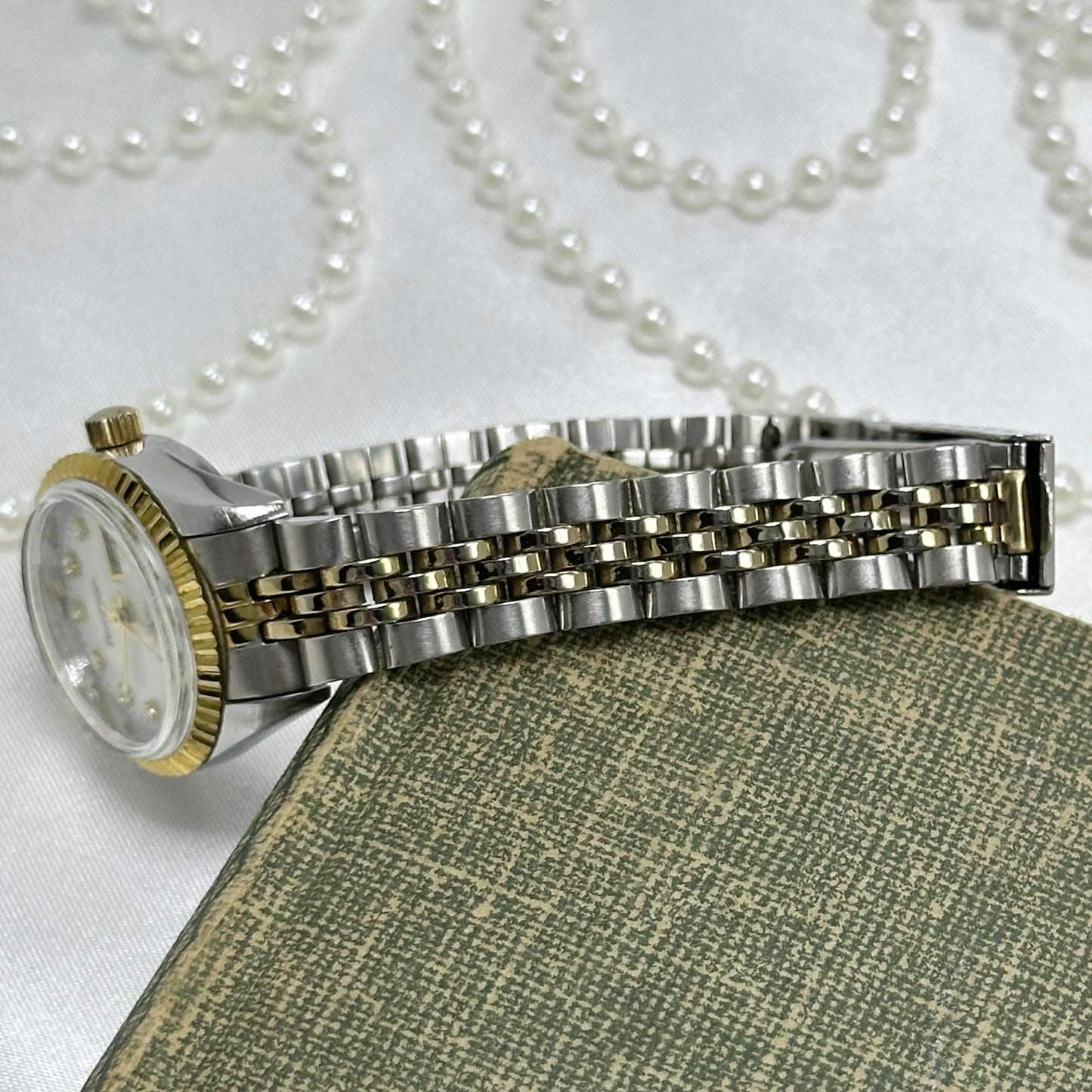 Two-Tone Armitron Tank Watch