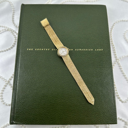 Diamanté Wind-Up 17 Jewels Round Dial Watch