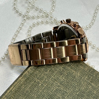 Rose Gold Chronograph Watch