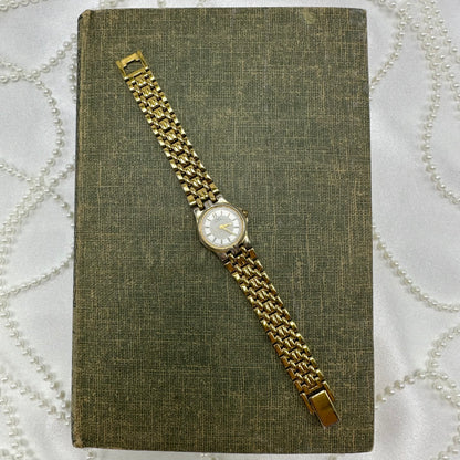 Vintage Gold Round Dial Citizen Watch