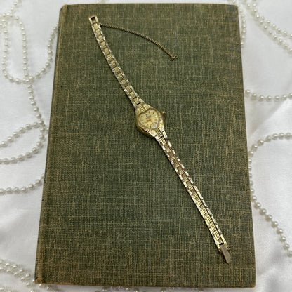 Dainty Gold Heart Watch